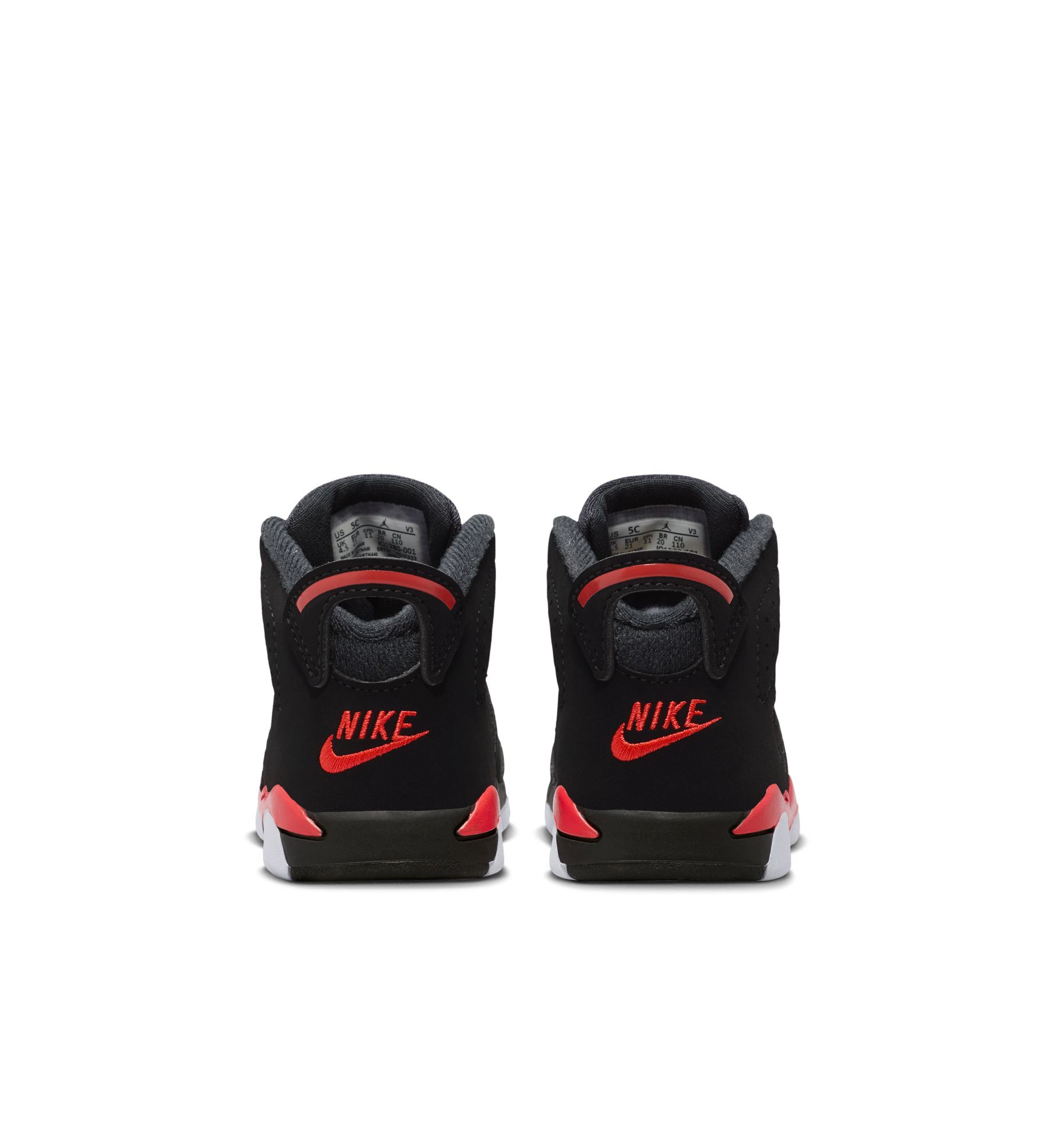 Jordan 6 Retro “Infrared Salesman” TD “Black/Lt Crimson” (IQ1280-001)