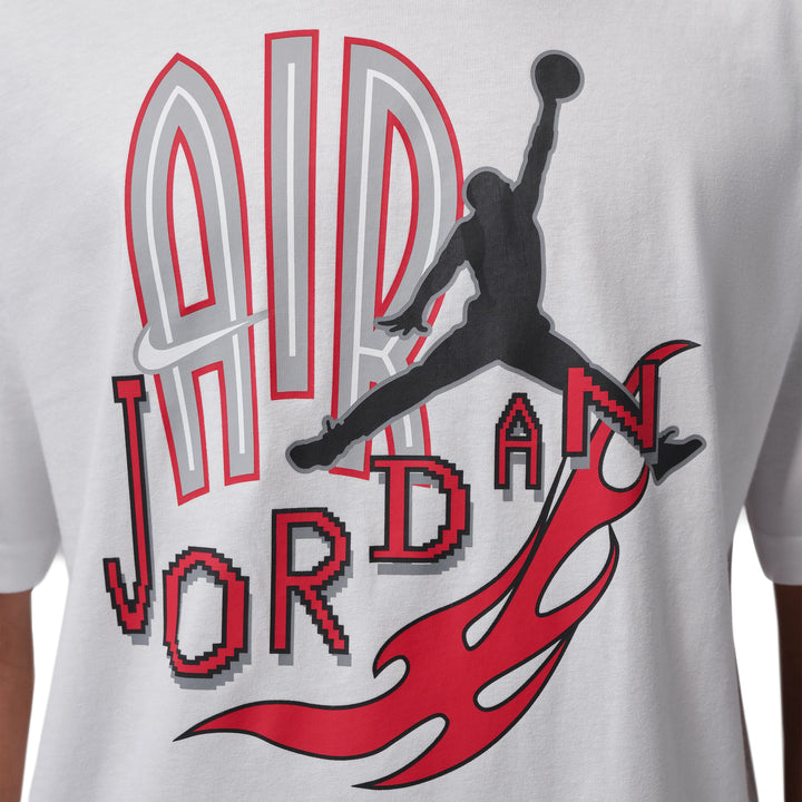 Jordan Men’s Graphic T-Shirt White University Red IQ5297-100 | Pro Feet