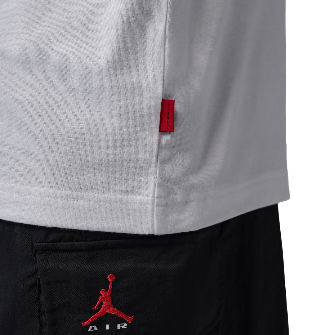 Jordan Men’s Graphic T-Shirt White University Red IQ5297-100 | Pro Feet