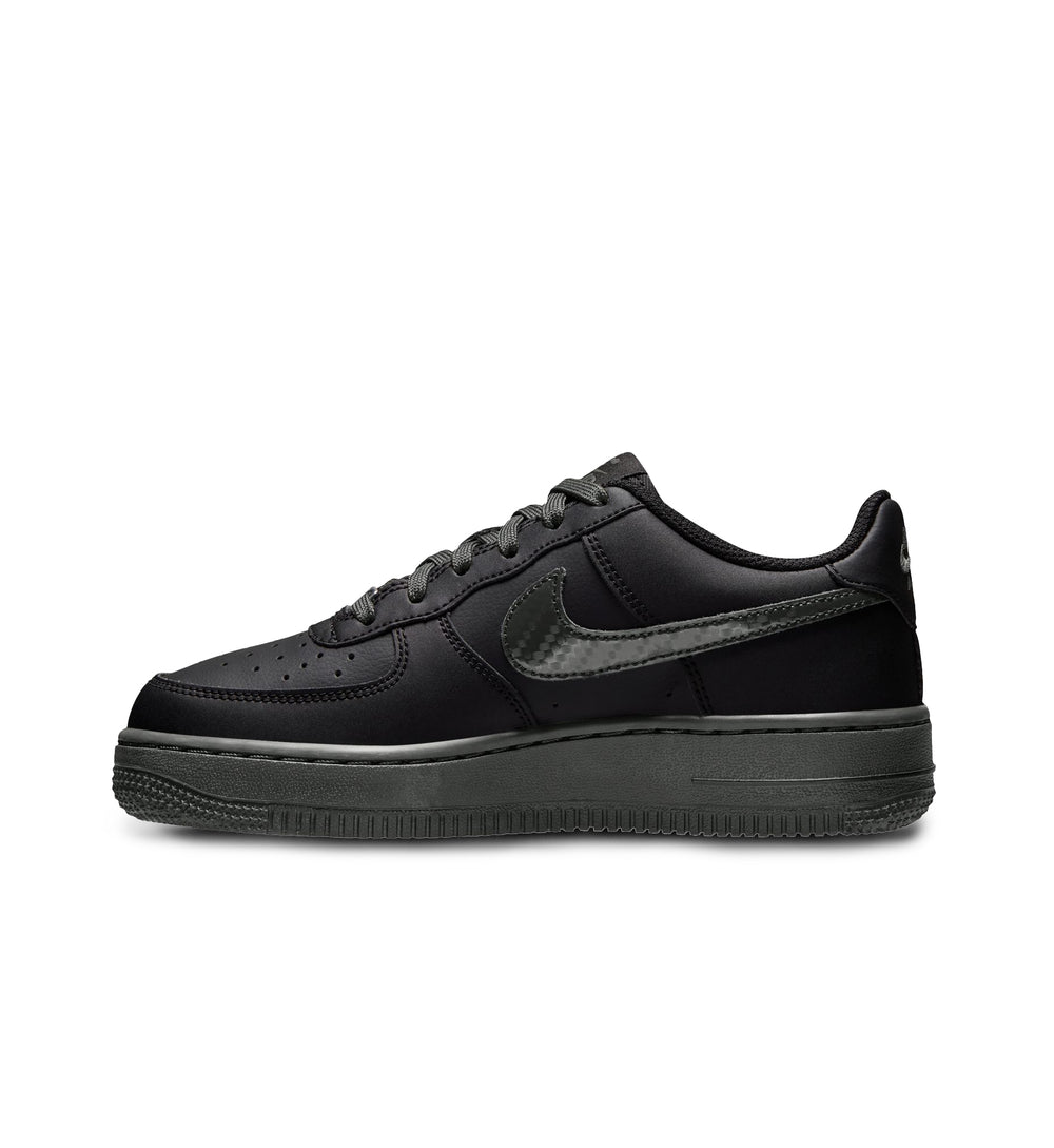 Nike Air Force 1 Tech Essential GS Black Newsprint IQ6515-018 | Pro Feet