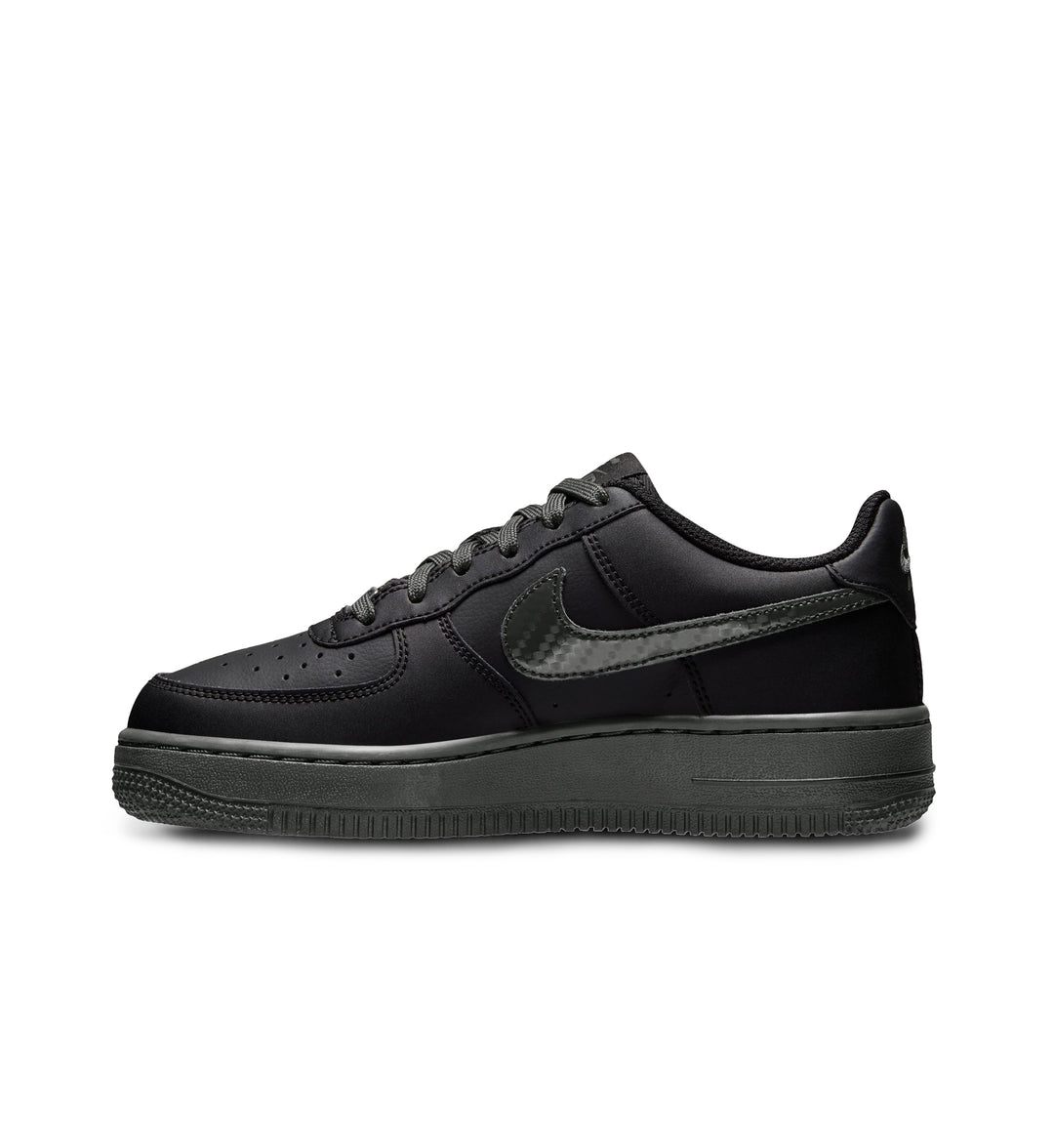 Nike Air Force 1 Tech Essential GS Black Newsprint IQ6515-018 | Pro Feet
