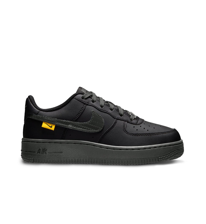 Nike Air Force 1 Tech Essential GS Black Newsprint IQ6515-018 | Pro Feet