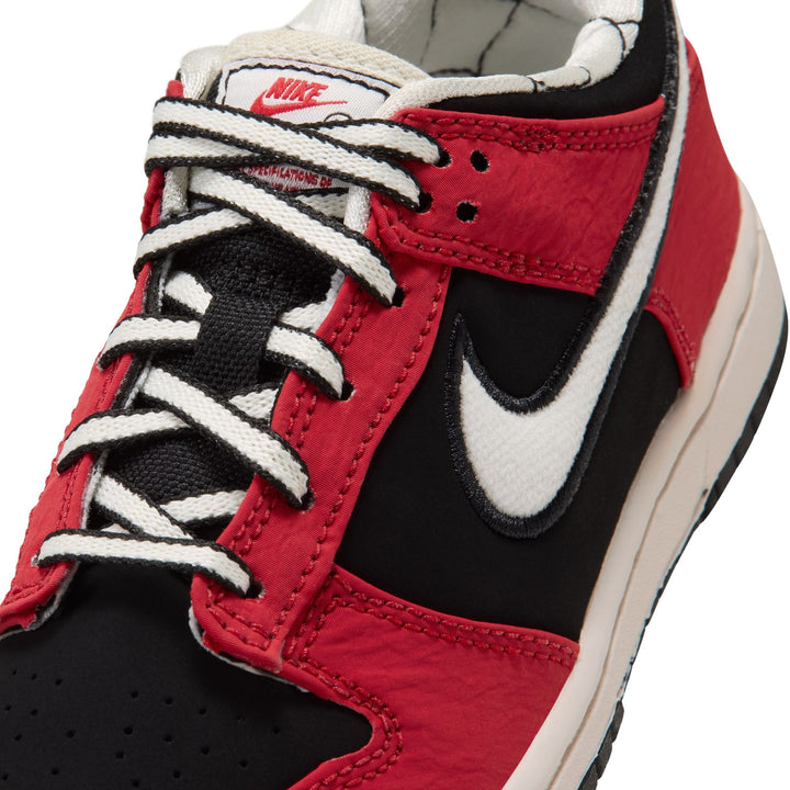 Nike Dunk Low LV8 PS Black Sail University Red IQ6534-016 | Pro Feet