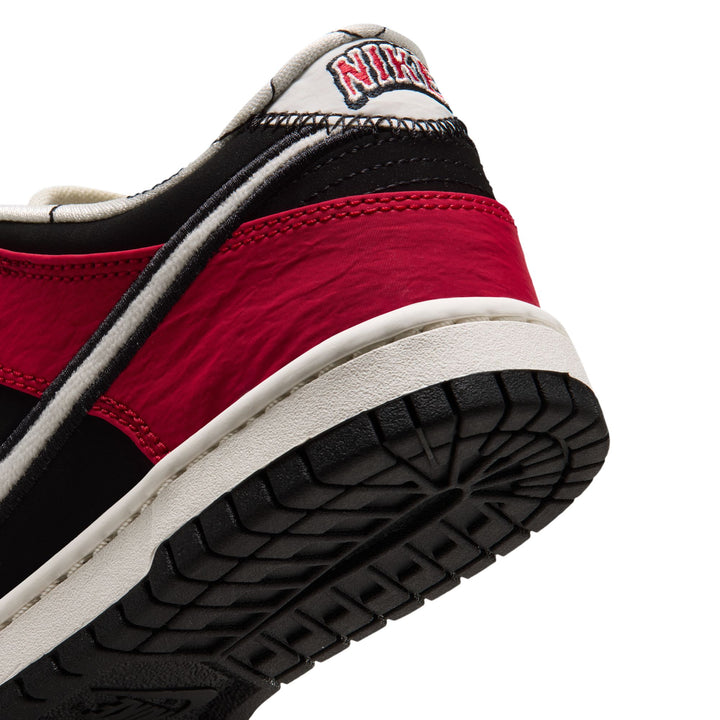 Nike Dunk Low LV8 GS Black Sail University Red IQ6535-016 | Pro Feet