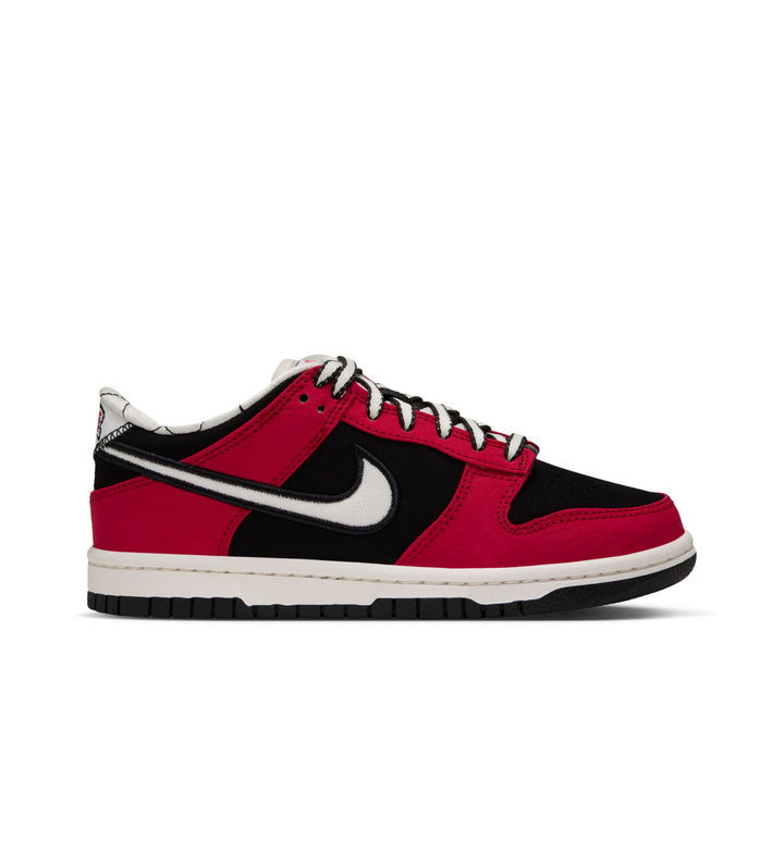 Nike Dunk Low LV8 GS Black Sail University Red IQ6535-016 | Pro Feet