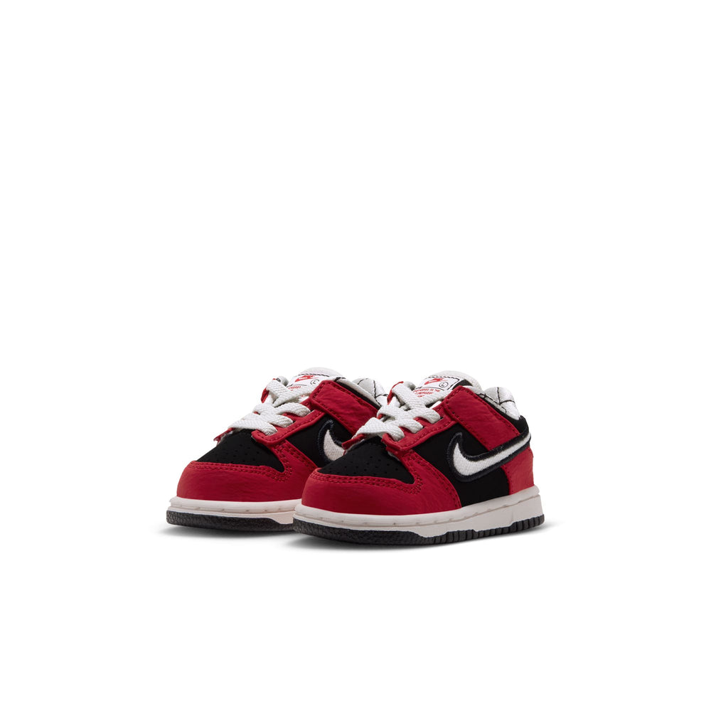 Nike Dunk Low LV8 TD Black Sail University Red IQ6539-016 | Pro Feet
