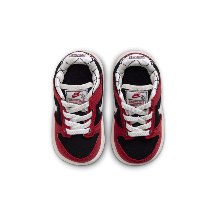 Nike Dunk Low LV8 TD Black Sail University Red IQ6539-016 | Pro Feet