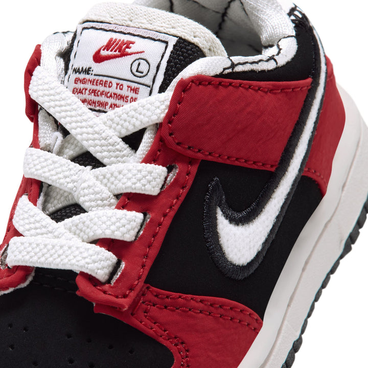 Nike Dunk Low LV8 TD Black Sail University Red IQ6539-016 | Pro Feet