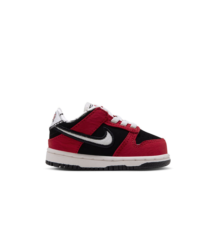 Nike Dunk Low LV8 TD Black Sail University Red IQ6539-016 | Pro Feet