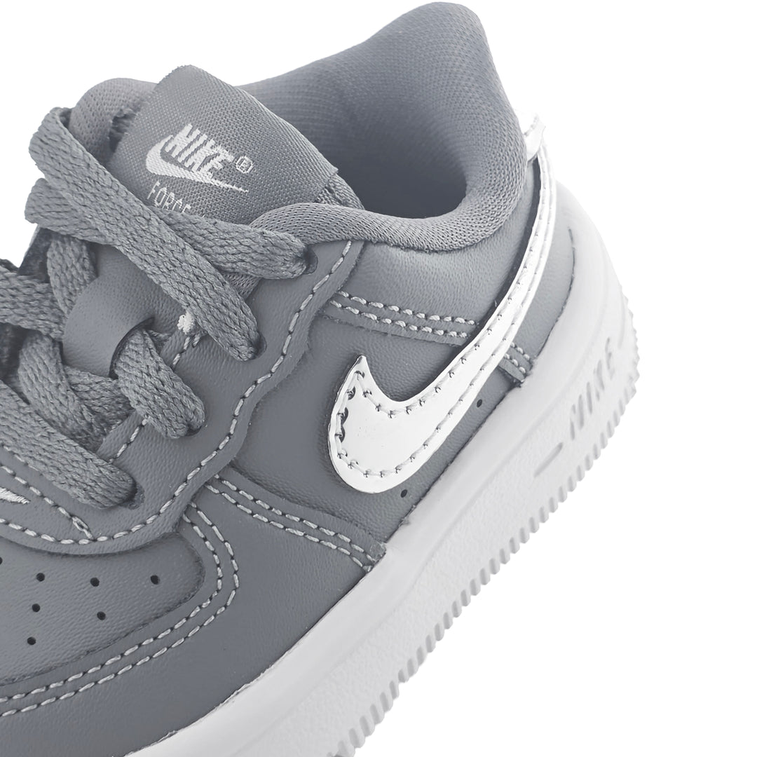 Nike Force 1 Low TD Smoke Grey Metallic Silver IQ7193-001 | Pro Feet