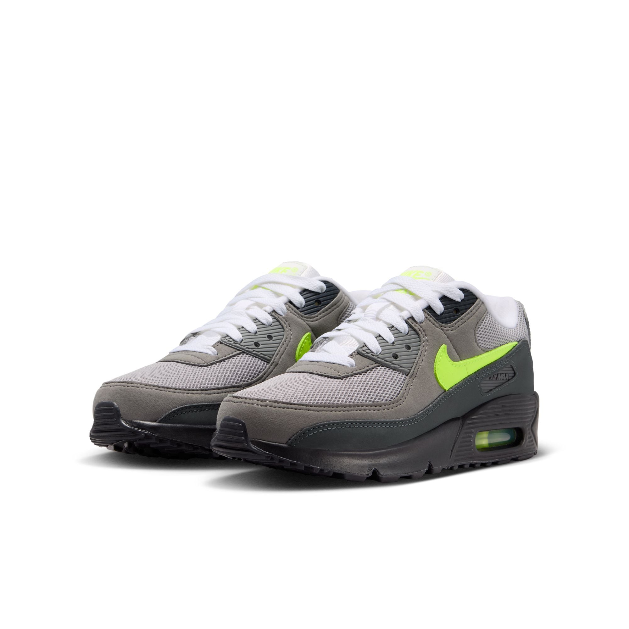 Nike Air Max 90 GS Black/Neon Yellow-Anthracite (IQ7583-001)