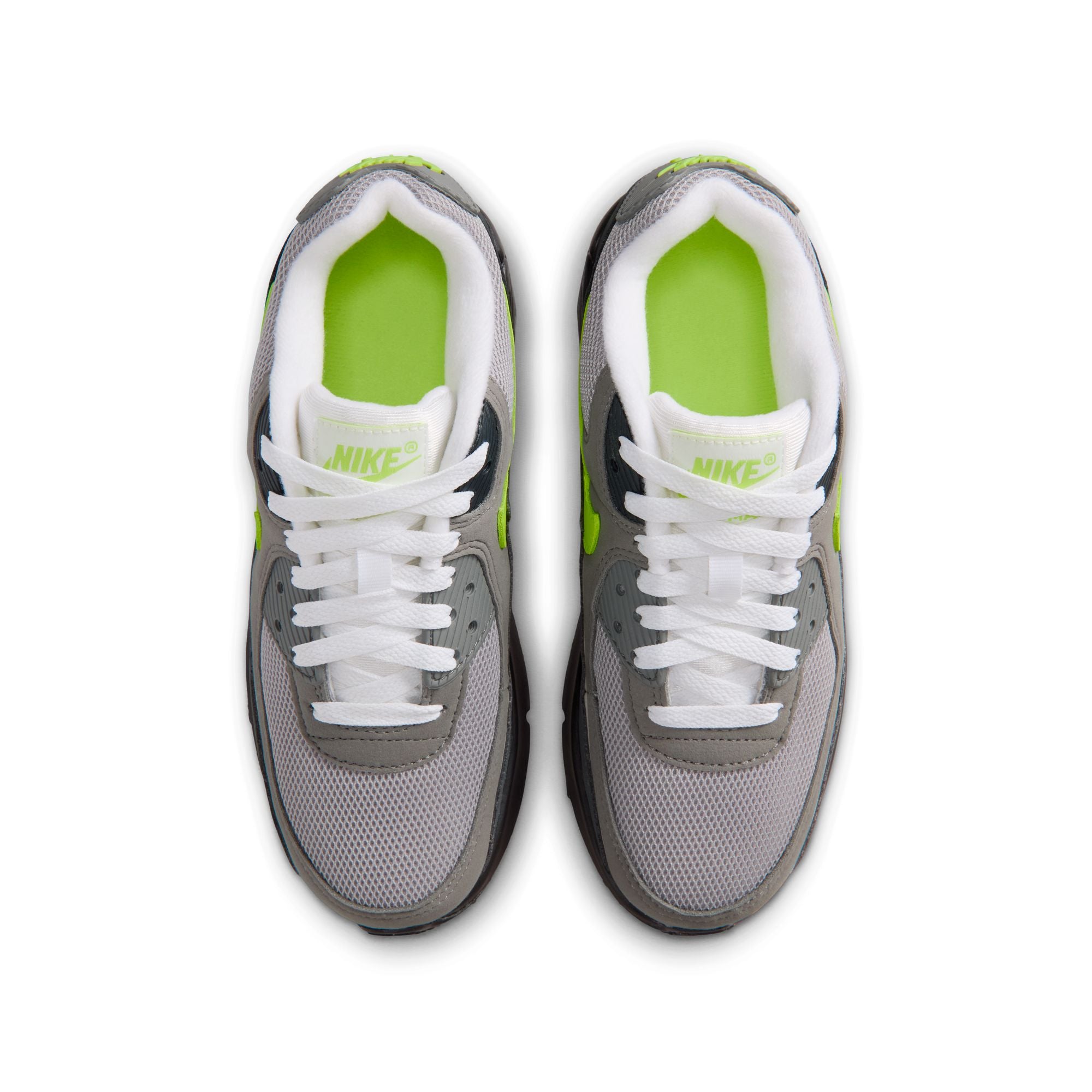 Nike Air Max 90 GS Black/Neon Yellow-Anthracite (IQ7583-001)