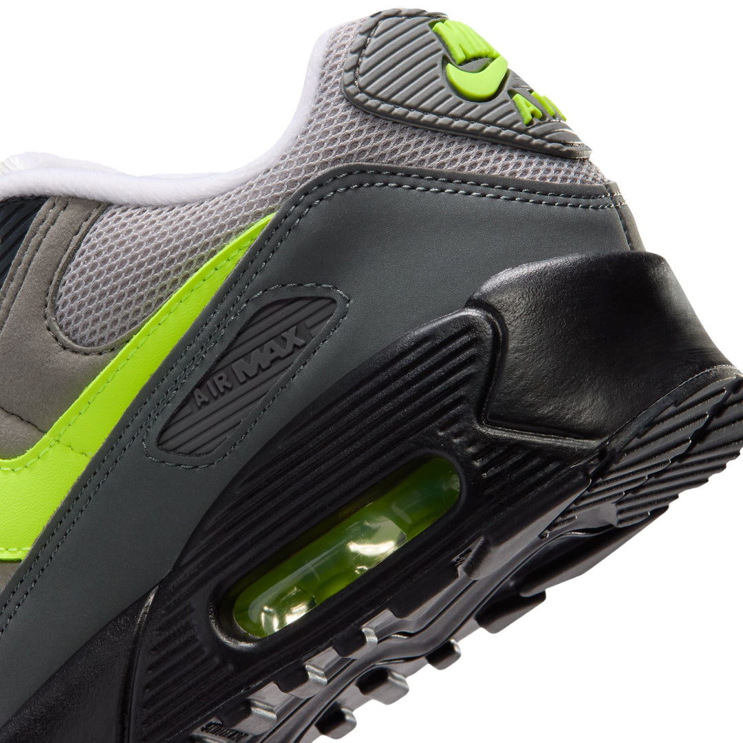 Nike Air Max 90 GS Black/Neon Yellow-Anthracite (IQ7583-001)