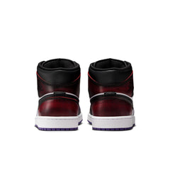 Air Jordan 1 Mid SE True Red/Black-White-Court Purple (IQ9383-611)