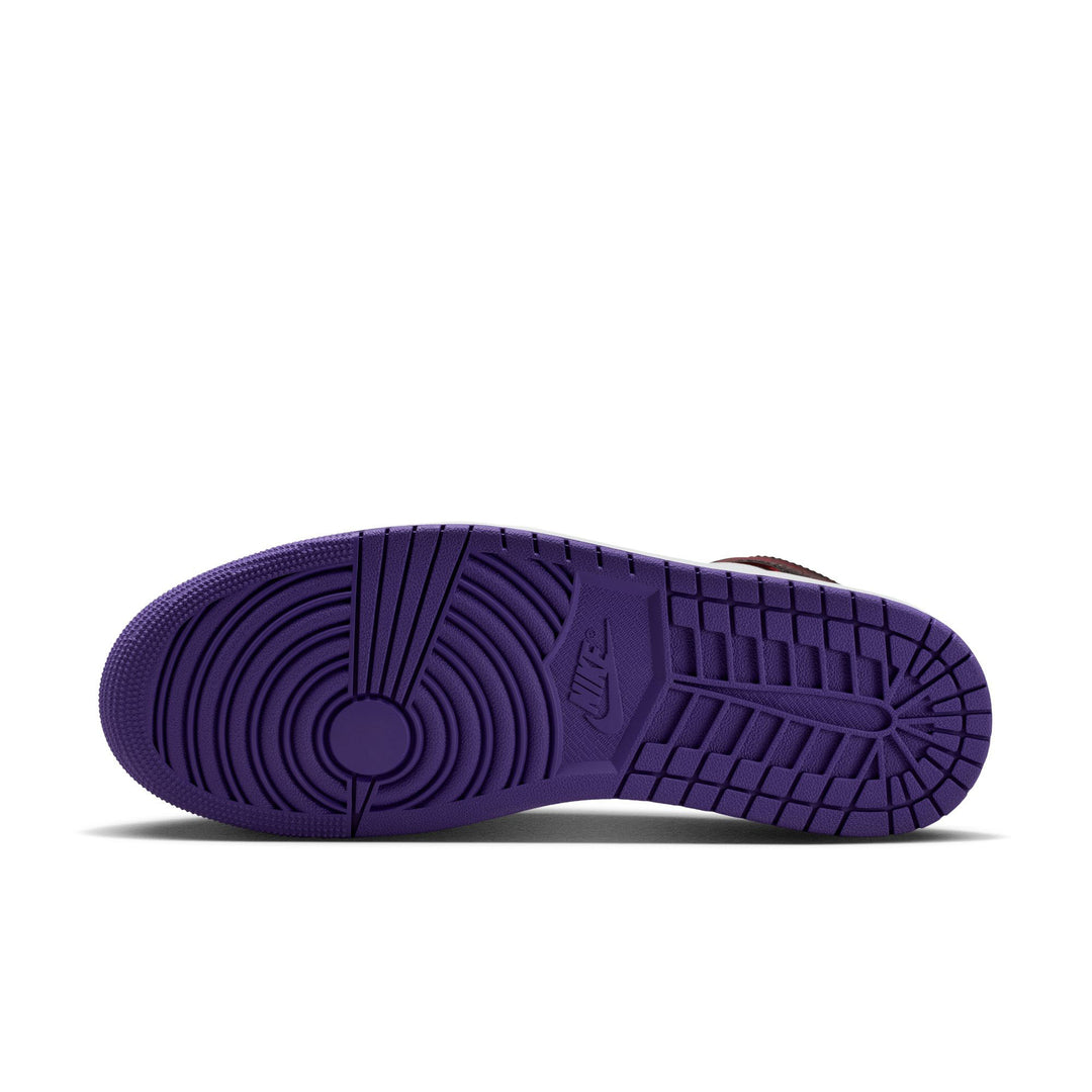 Air Jordan 1 Mid SE True Red/Black-White-Court Purple (IQ9383-611)