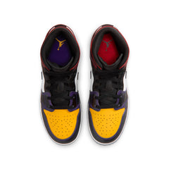 Air Jordan 1 Mid SE GS True Red/Black-White-Court Purple (IQ9700-611)