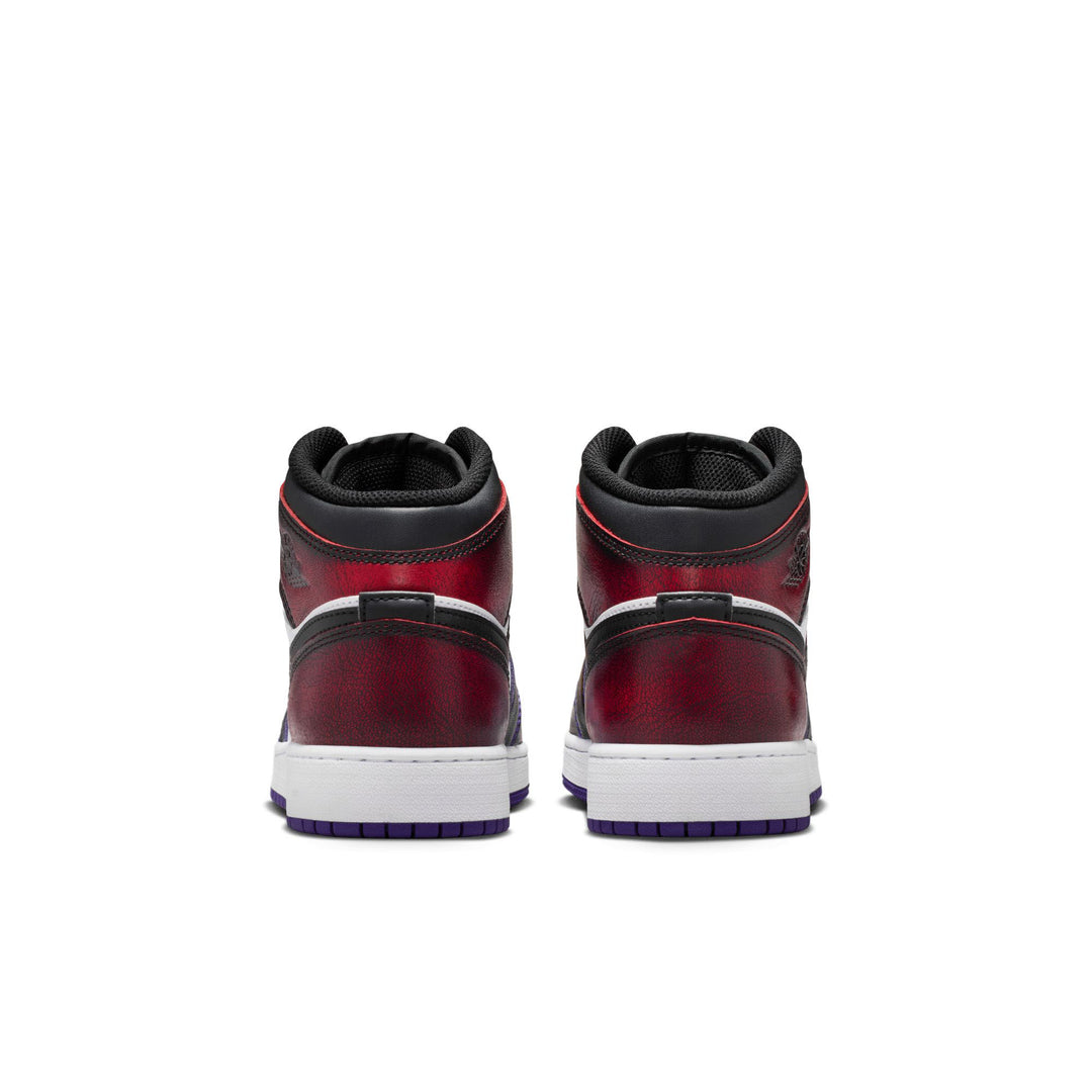 Air Jordan 1 Mid SE GS True Red/Black-White-Court Purple (IQ9700-611)