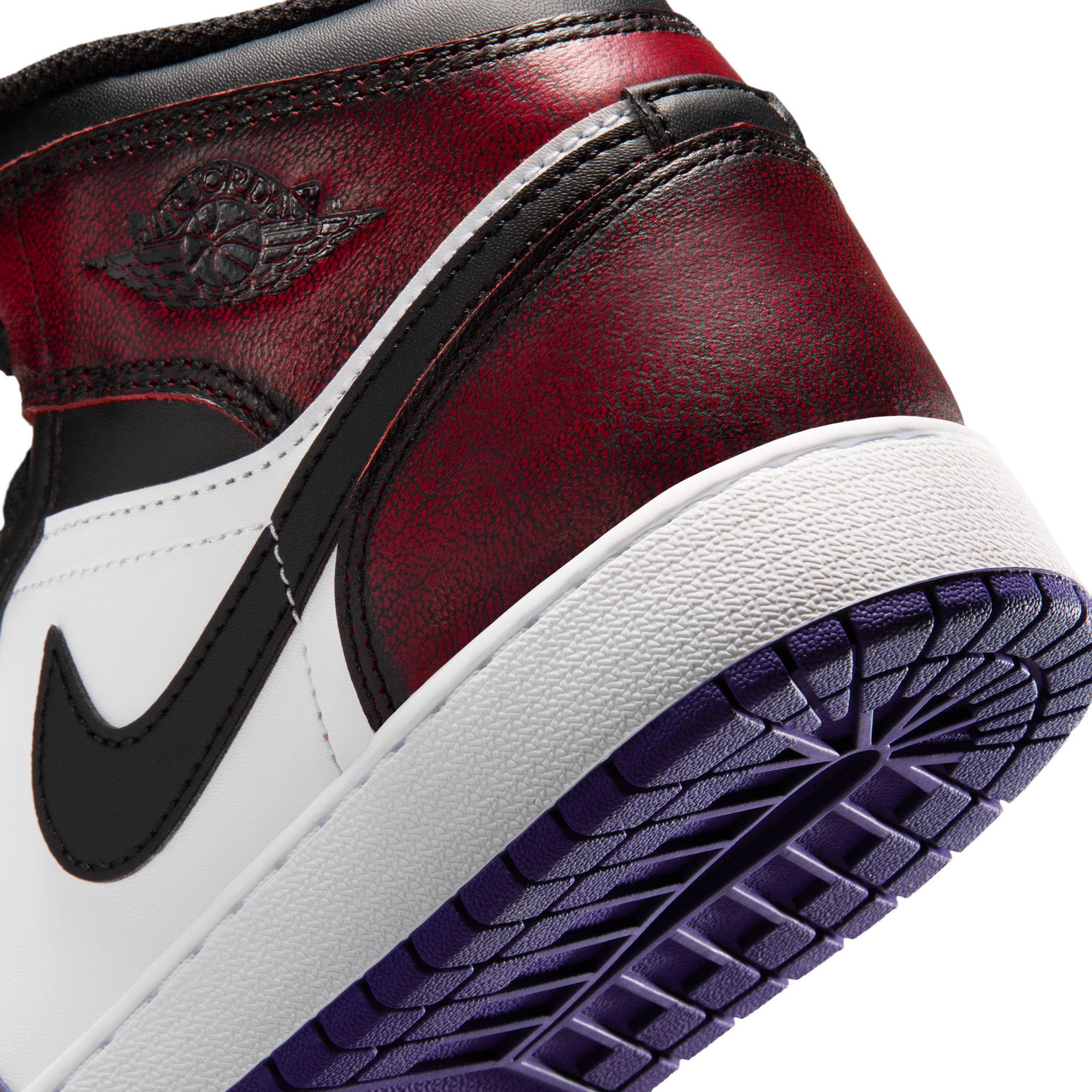 Air Jordan 1 Mid SE GS True Red/Black-White-Court Purple (IQ9700-611)