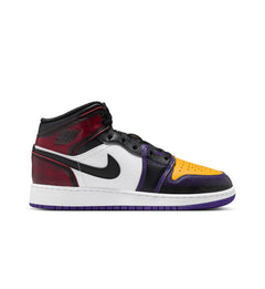 Air Jordan 1 Mid SE GS True Red/Black-White-Court Purple (IQ9700-611)