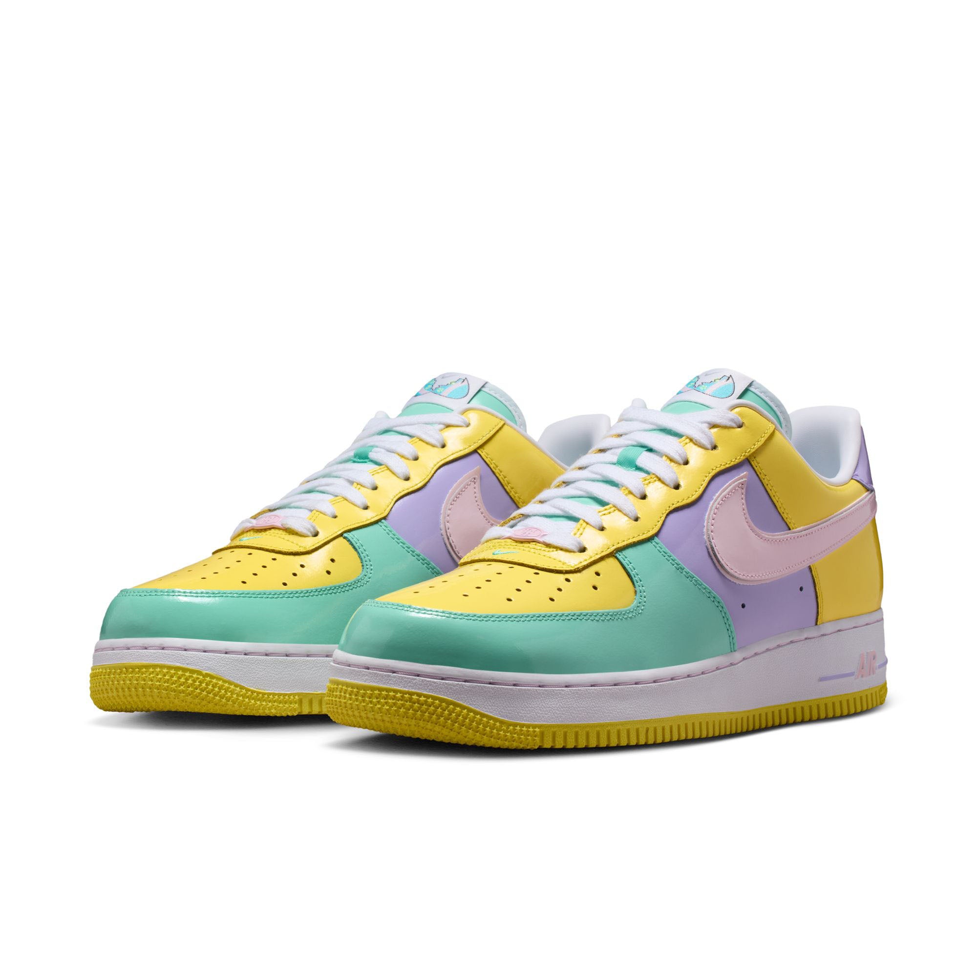 Nike Air Force 1 ’07 Yellow Pulse/Pink Foam-Hydrangeas (IQ9706-701)