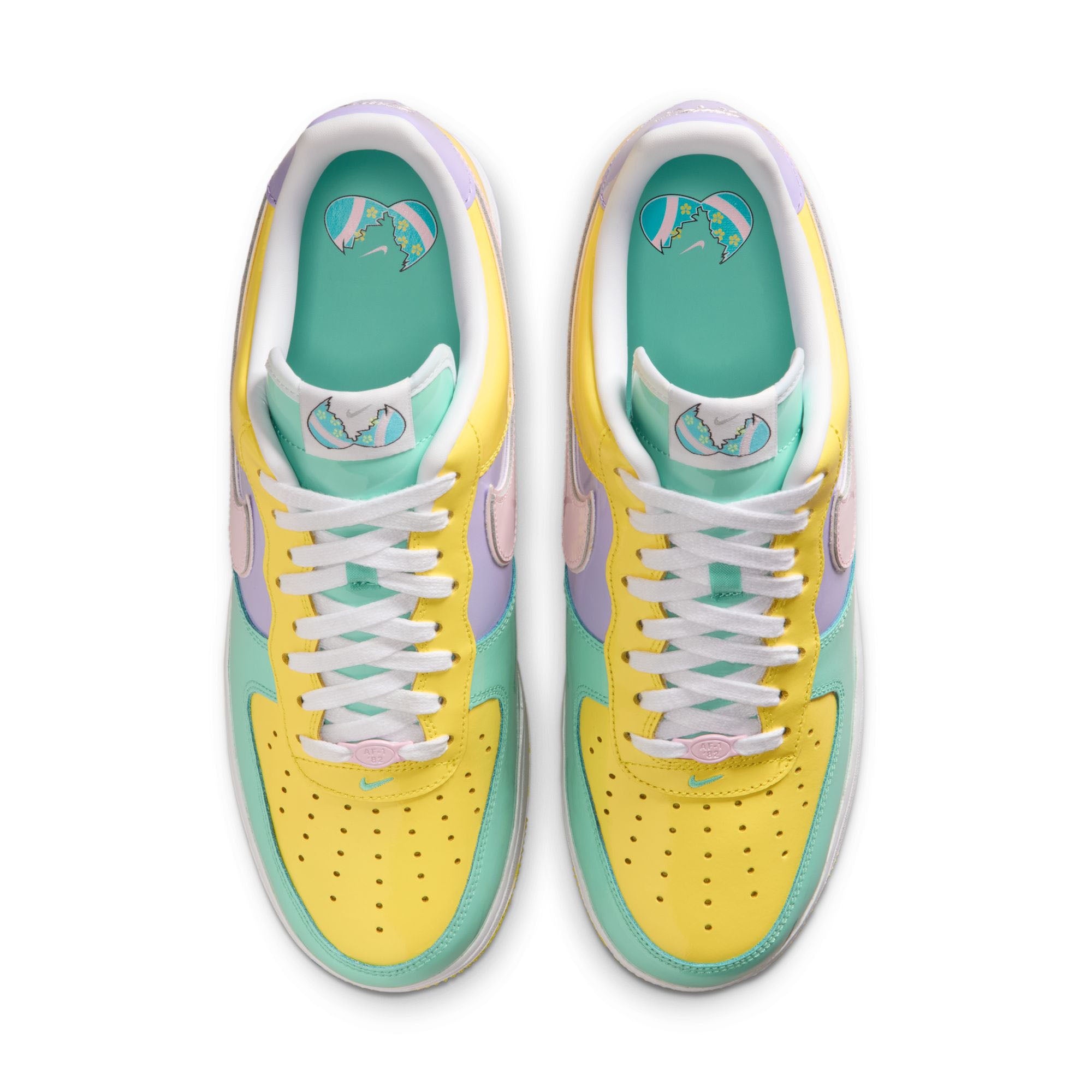 Nike Air Force 1 ’07 Yellow Pulse/Pink Foam-Hydrangeas (IQ9706-701)
