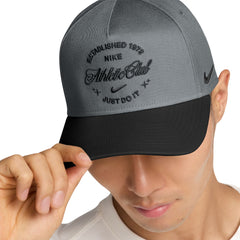 Nike Rise Structured A-Frame Cap Smoke Grey Black IR0729-084 | Pro Feet