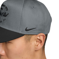 Nike Rise Structured A-Frame Cap Smoke Grey Black IR0729-084 | Pro Feet