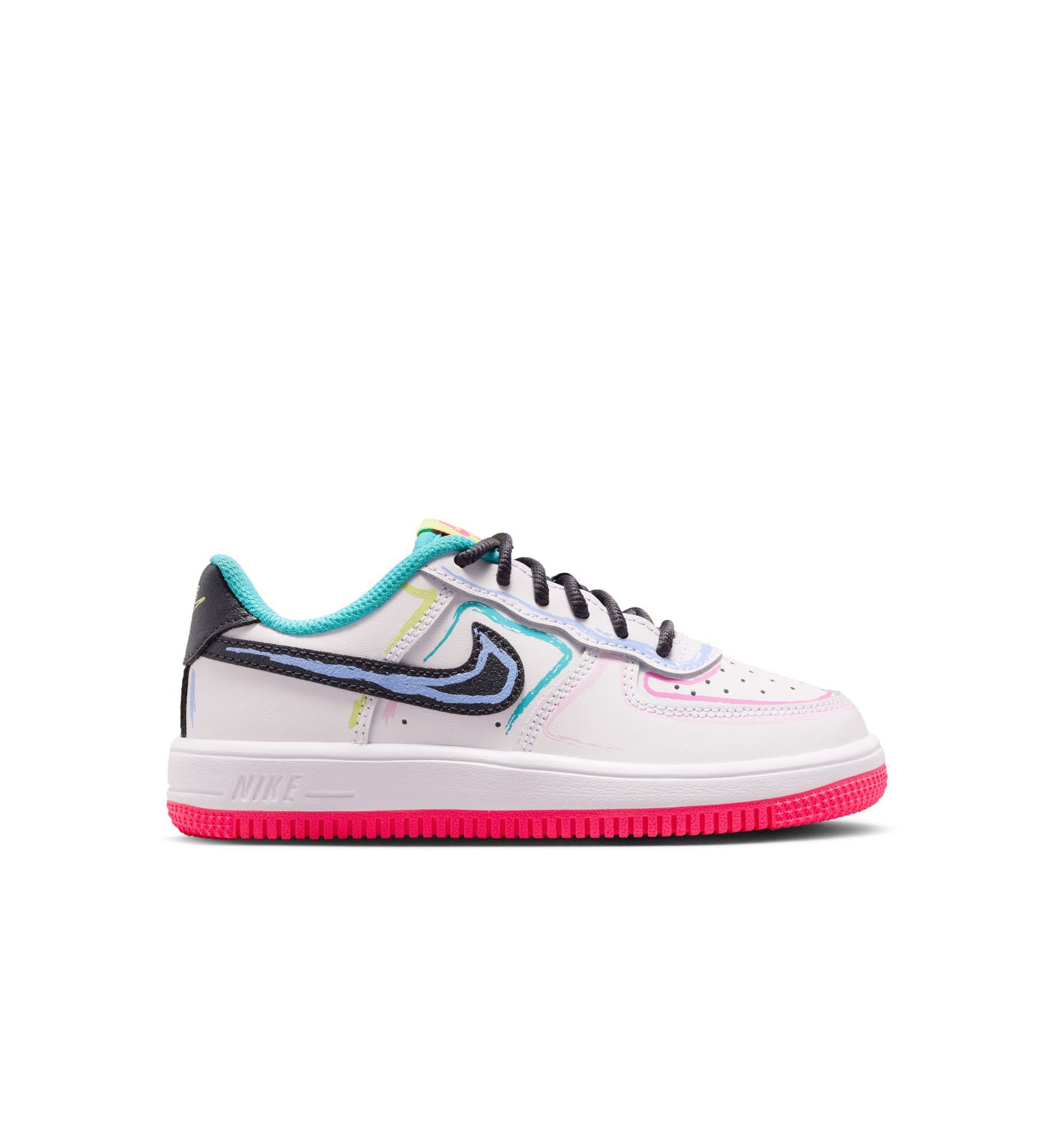 Nike Force 1 Low PS White Hyper Pink Dusty Cactus IR1821-100 | Pro Feet