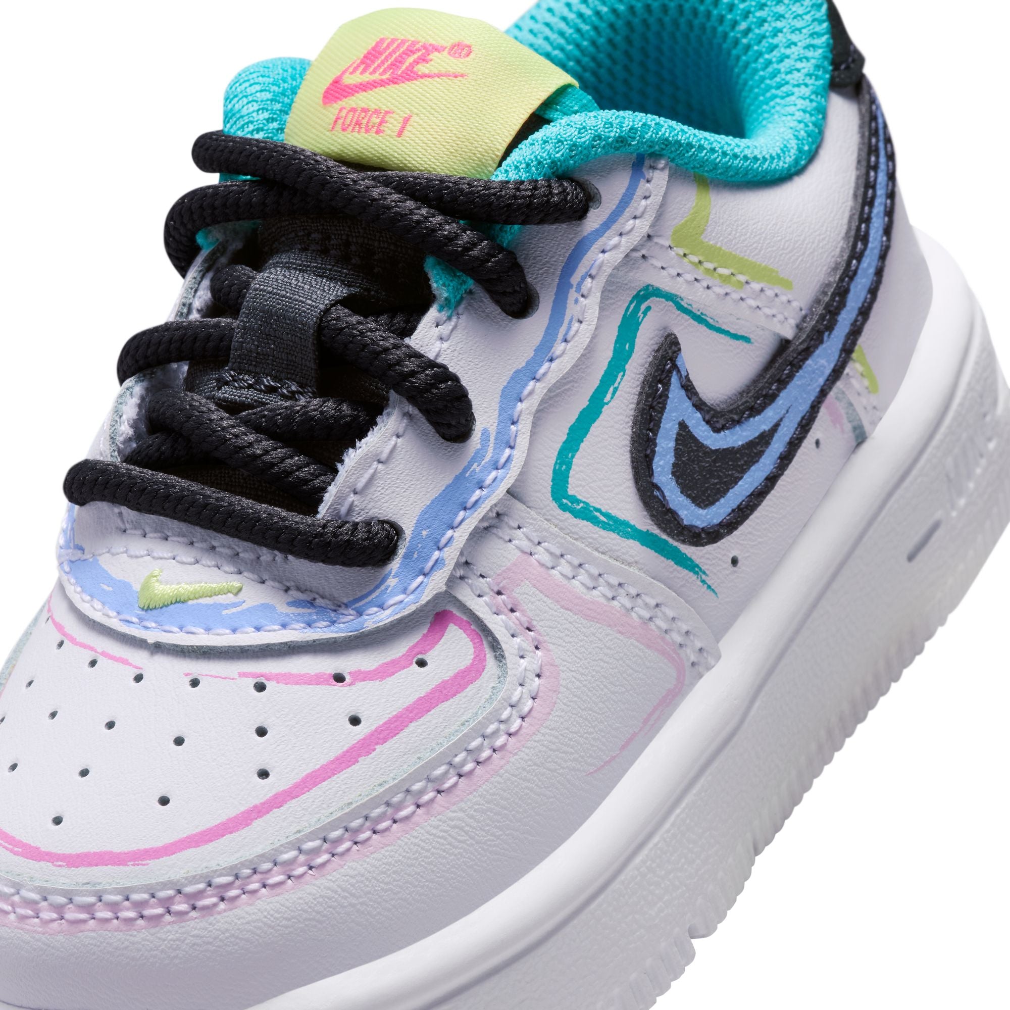 Nike Force 1 TD White Hyper Pink Dusty Cactus IR1822-100 | Pro Feet