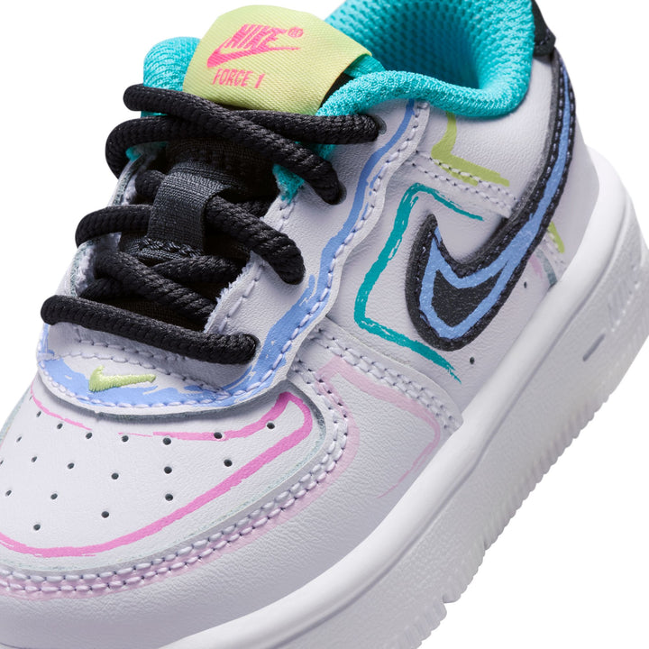 Nike Force 1 TD White Hyper Pink Dusty Cactus IR1822-100 | Pro Feet