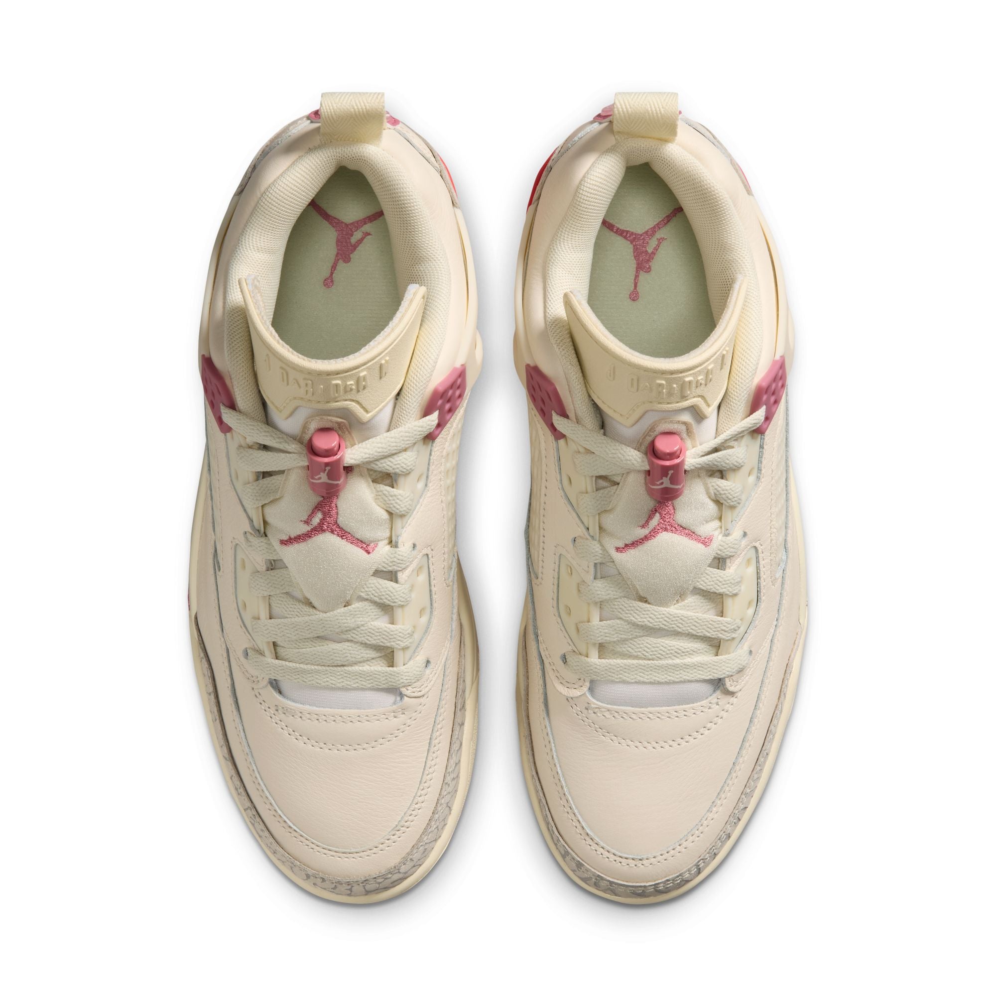 Jordan Spizike Low Women’s Shoes Pale Ivory Desert Berry Track Red IR1836-103 | Pro Feet