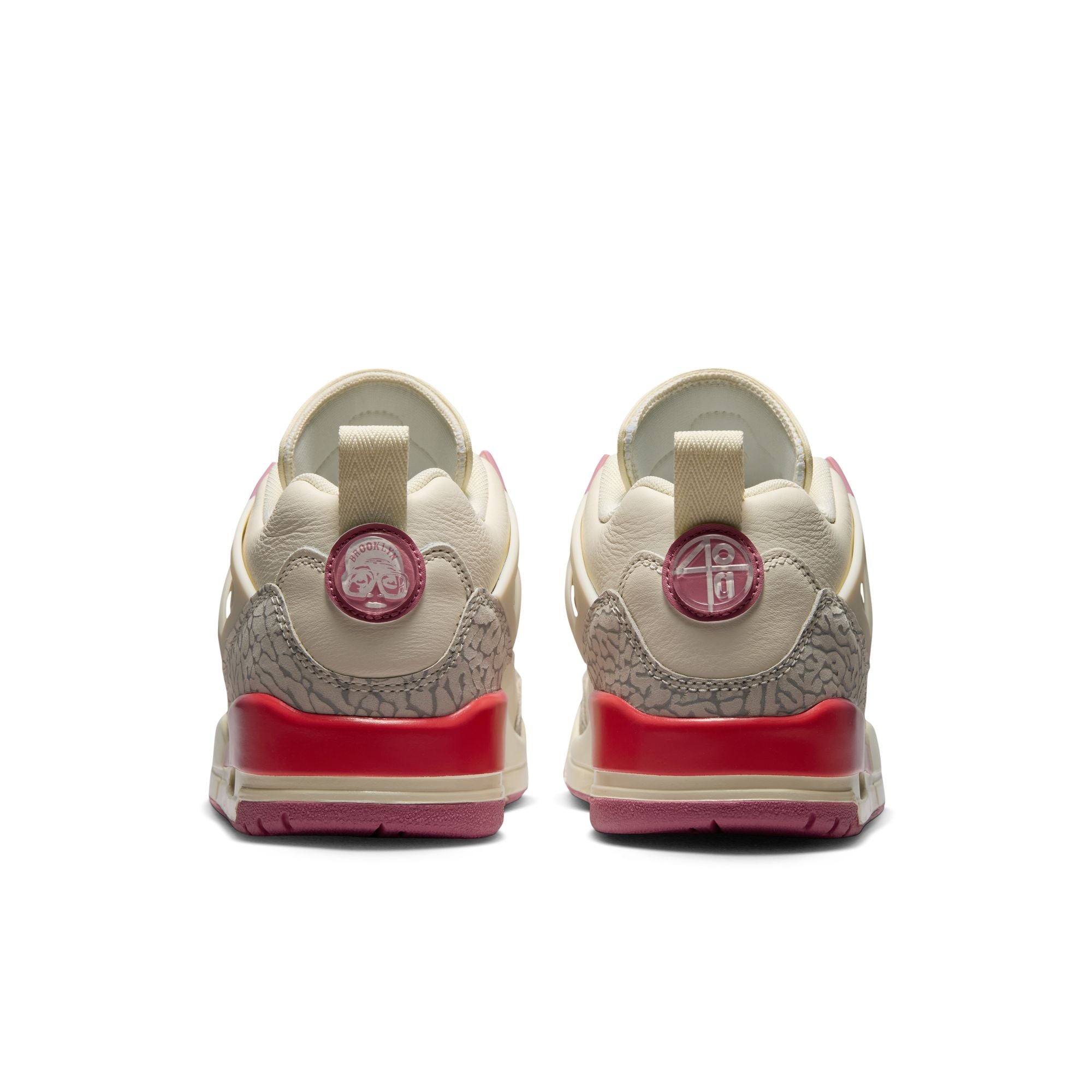 Jordan Spizike Low Women’s Shoes Pale Ivory Desert Berry Track Red IR1836-103 | Pro Feet