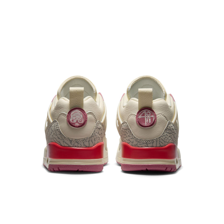 Jordan Spizike Low Women’s Shoes Pale Ivory Desert Berry Track Red IR1836-103 | Pro Feet