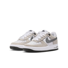 Nike Air Force 1 LV8 GS White Metallic Cool Grey Black Cool Grey | Pro Feet | IR2008-100