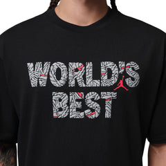 Jordan Brooklyn Men’s T-Shirt Black University Red IR2119-010 | Pro Feet