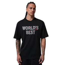 Jordan Brooklyn Men’s T-Shirt Black University Red IR2119-010 | Pro Feet
