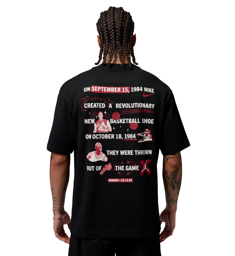 Jordan Brooklyn T-Shirt Black IR2121-010 | Pro Feet
