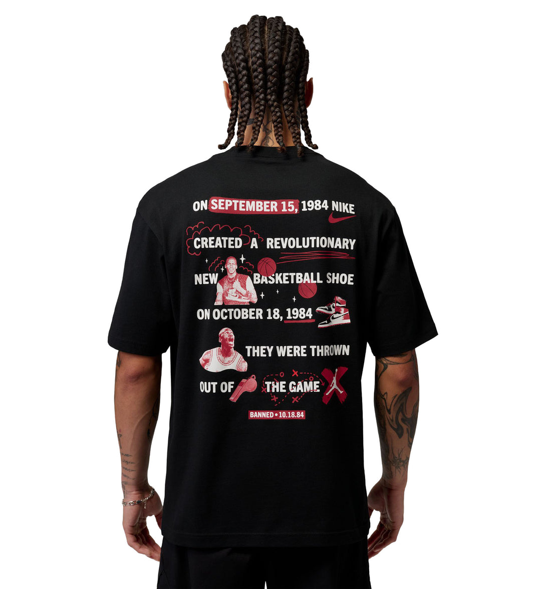 Jordan Brooklyn T-Shirt Black IR2121-010 | Pro Feet