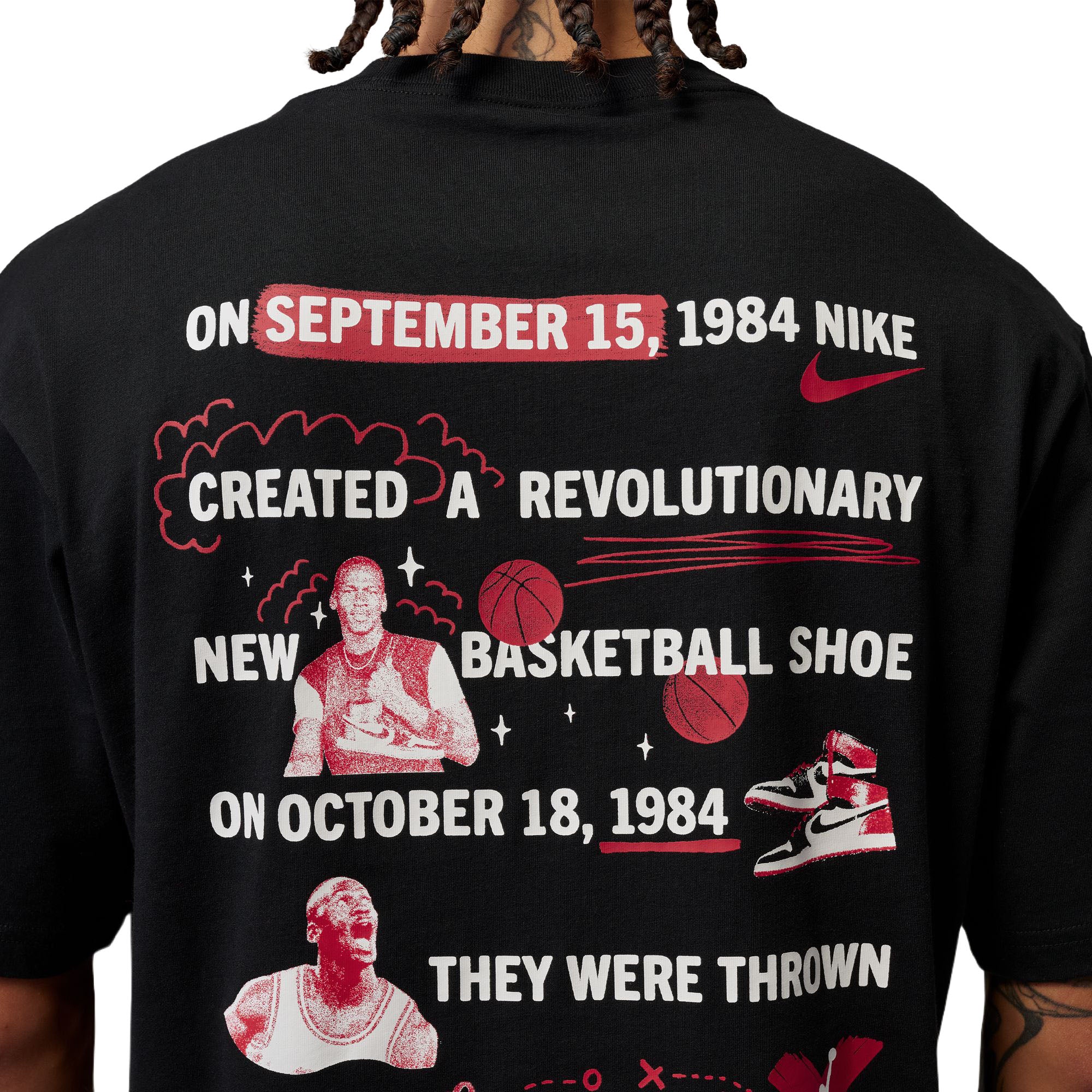 Jordan Brooklyn T-Shirt Black IR2121-010 | Pro Feet