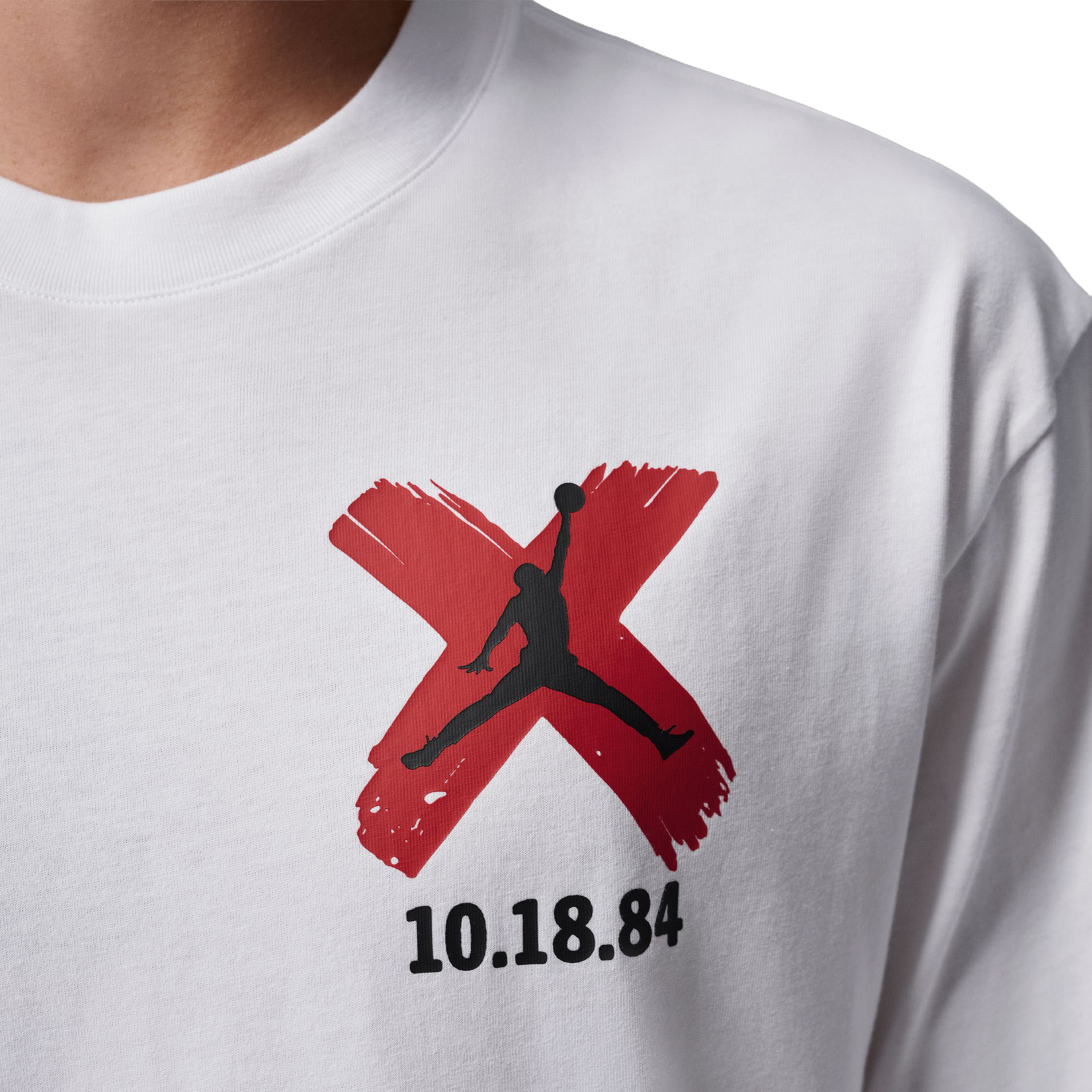 Jordan Brooklyn T-Shirt White IR2121-100 | Pro Feet