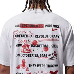 Jordan Brooklyn T-Shirt White IR2121-100 | Pro Feet