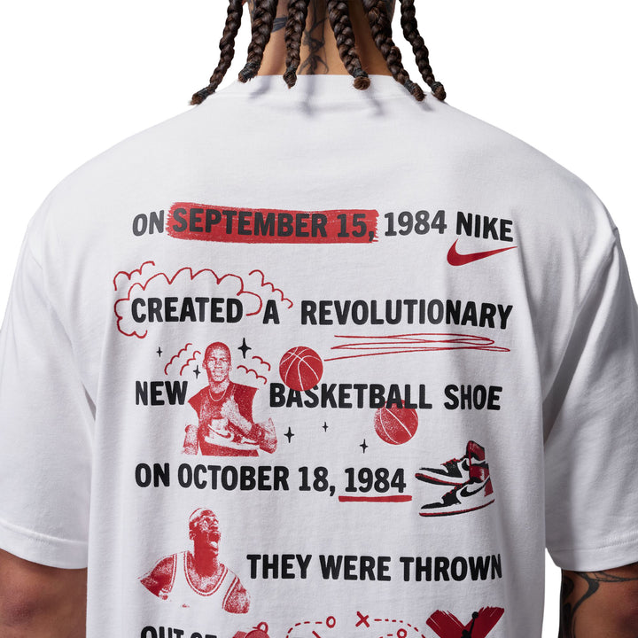 Jordan Brooklyn T-Shirt White IR2121-100 | Pro Feet