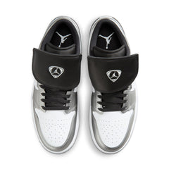 Air Jordan 1 Low SE White Black White Metallic Silver IR2278-100 | Pro Feet