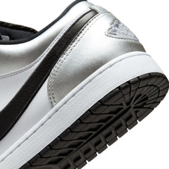 Air Jordan 1 Low SE White Black White Metallic Silver IR2278-100 | Pro Feet