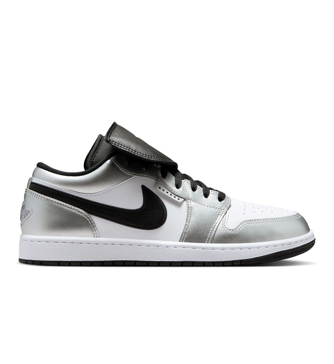 Air Jordan 1 Low SE White Black White Metallic Silver IR2278-100 | Pro Feet