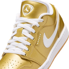 Air Jordan 1 Low Women’s Gold Gold White Gum Yellow IR2304-703 | Pro Feet