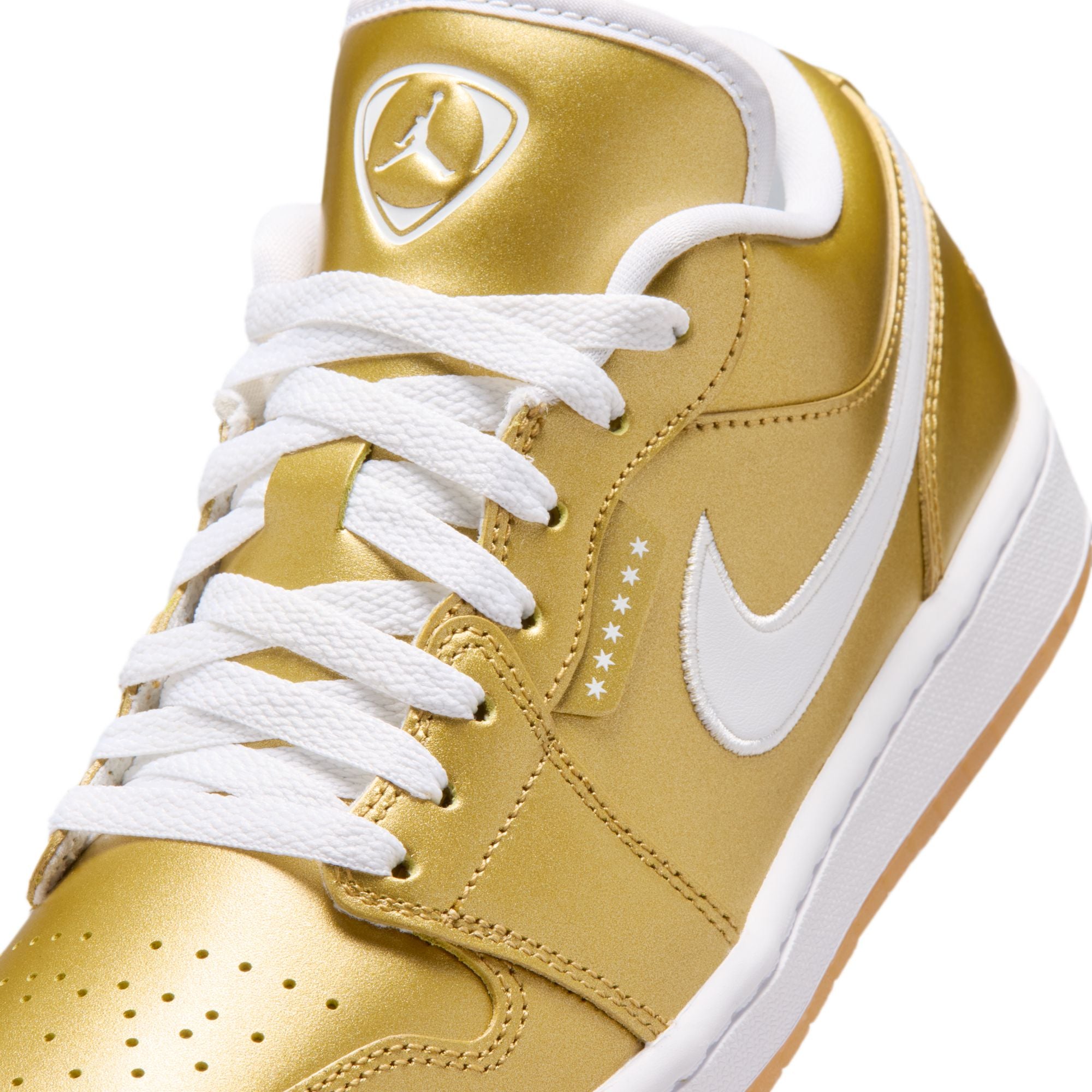 Air Jordan 1 Low Women’s Gold Gold White Gum Yellow IR2304-703 | Pro Feet