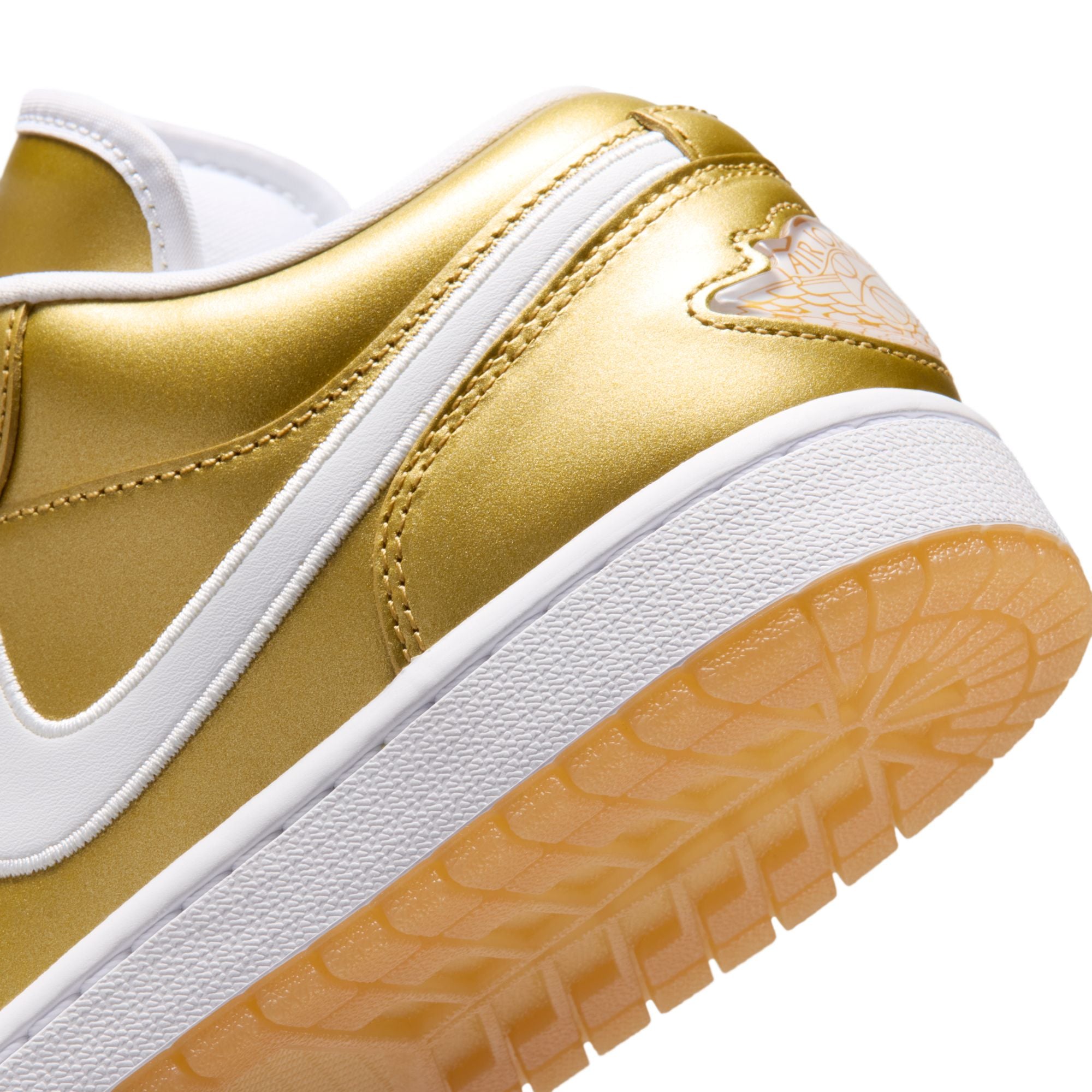 Air Jordan 1 Low Women’s Gold Gold White Gum Yellow IR2304-703 | Pro Feet