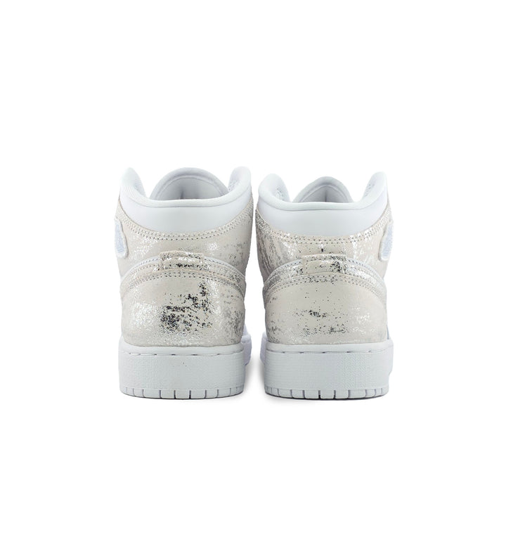 Air Jordan 1 Mid SE GS White Field Silver IR2320-100 | Pro Feet