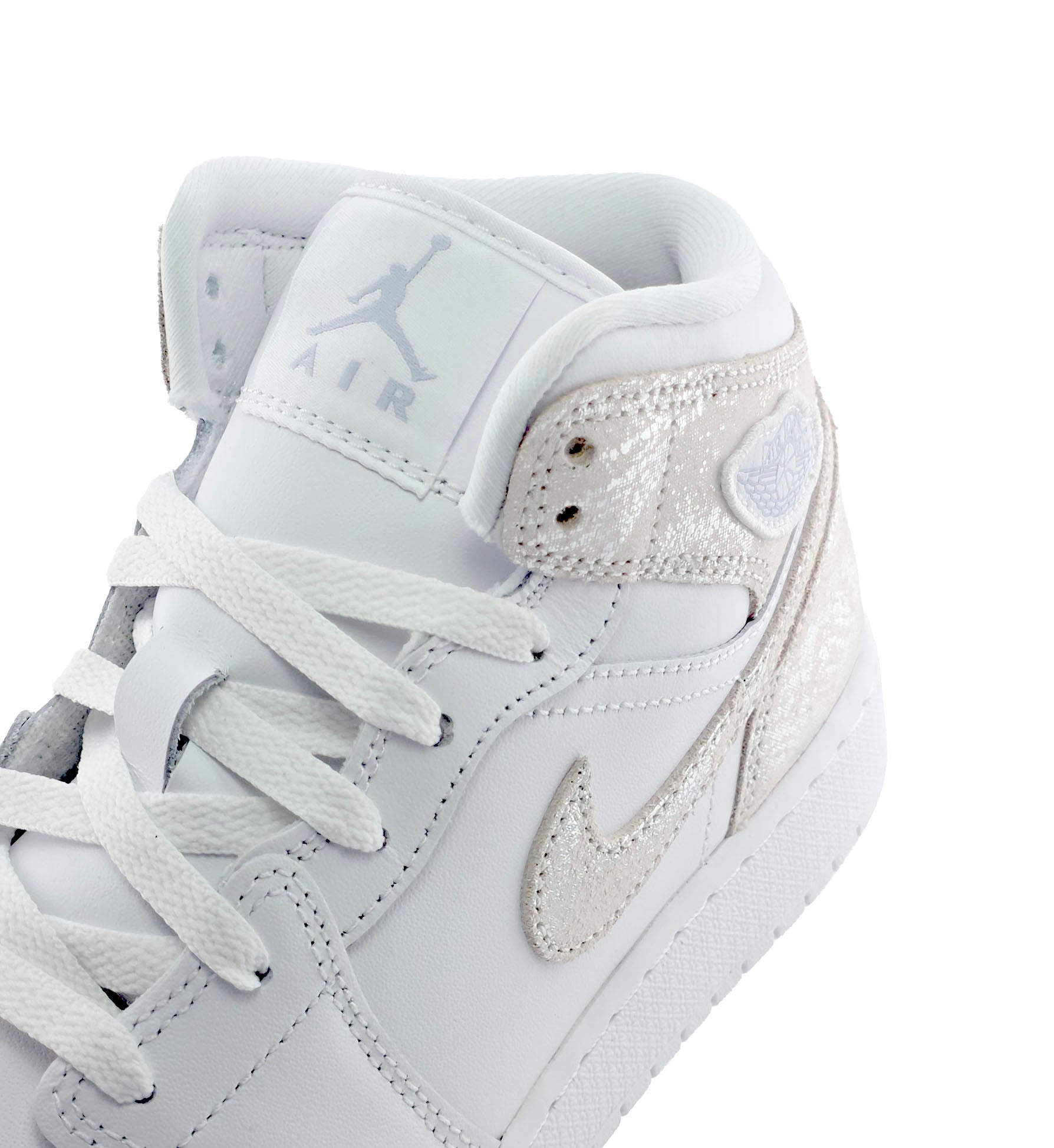 Air Jordan 1 Mid SE GS White Field Silver IR2320-100 | Pro Feet